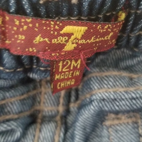7 for all man kind baby jeans - Picture 6 of 7